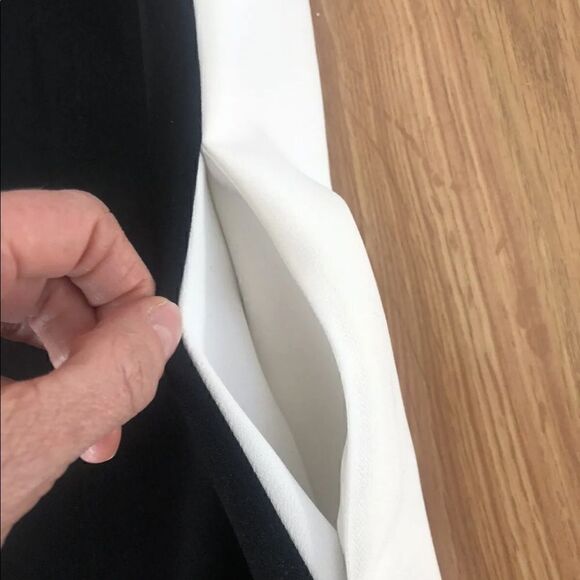 BLAQUE LABEL Black/White Color Block Dress - Picture 7 of 8